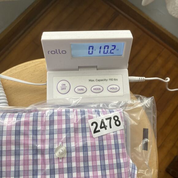 UNTUCKit Shirt Mens 2XL Slim Tall Plaid Wrinkle Free Button Down Dress Shirt - Picture 9 of 9